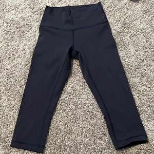 Lululemon luxtreme navy blue cropped leggings